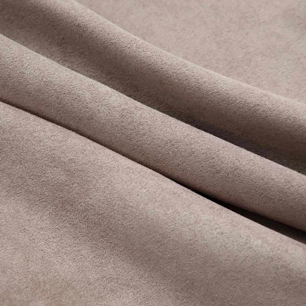 vidaXL Verdunkelungsvorhänge mit Metallösen 2 Stk. Taupe 140x245 cm