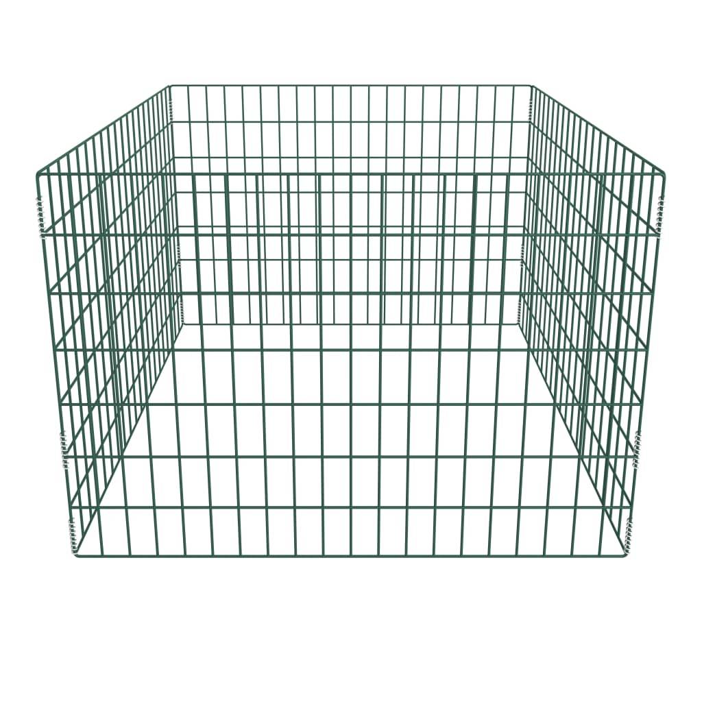 vidaXL Gartenkomposter Quadratmaschen 100 x 100 x 70 cm