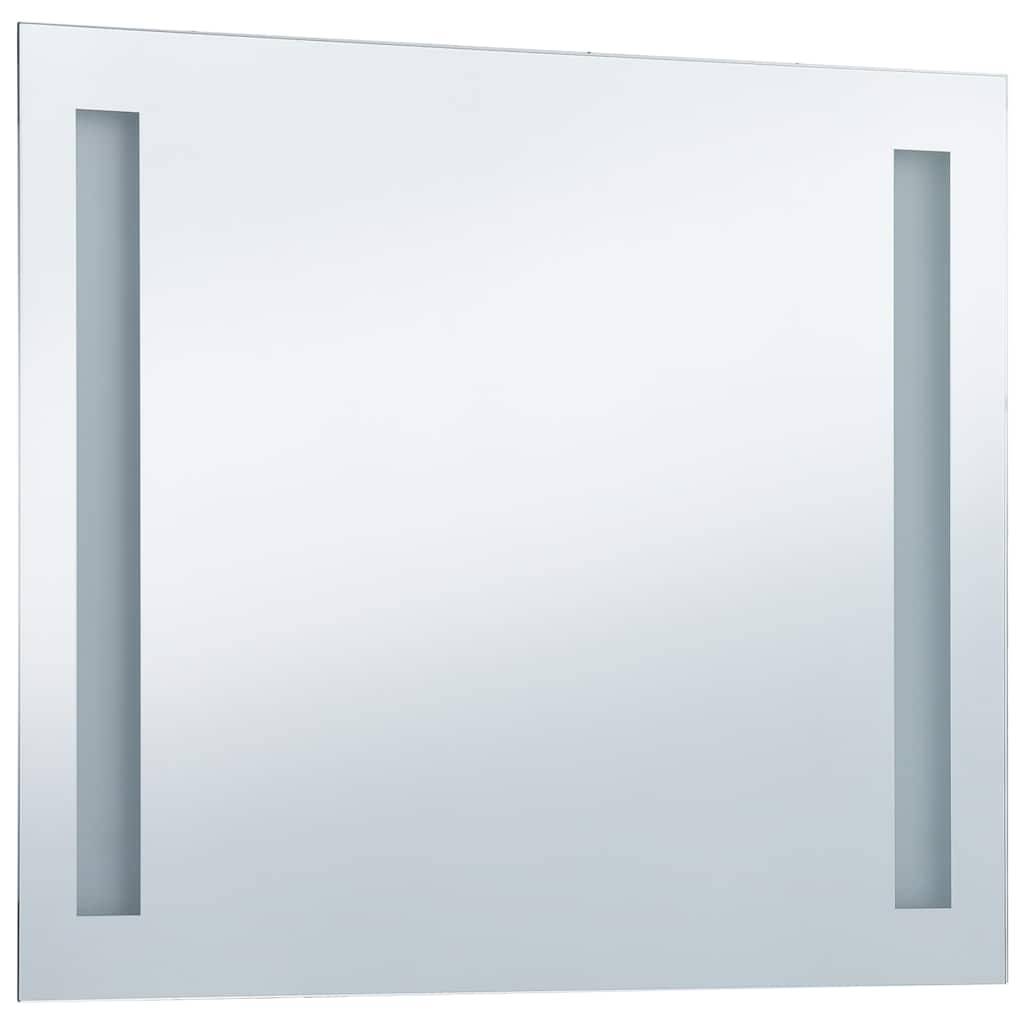 vidaXL Badezimmer-Wandspiegel mit LEDs 80x60 cm