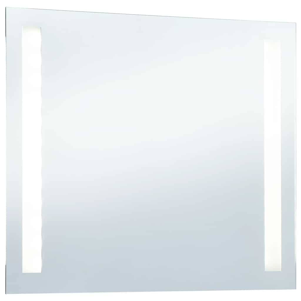 vidaXL Badezimmer-Wandspiegel mit LEDs 80x60 cm