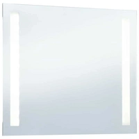 vidaXL Badezimmer-Wandspiegel mit LEDs 80x60 cm vidaXL Badezimmer-Wandspiegel mit LEDs 80x60 cm