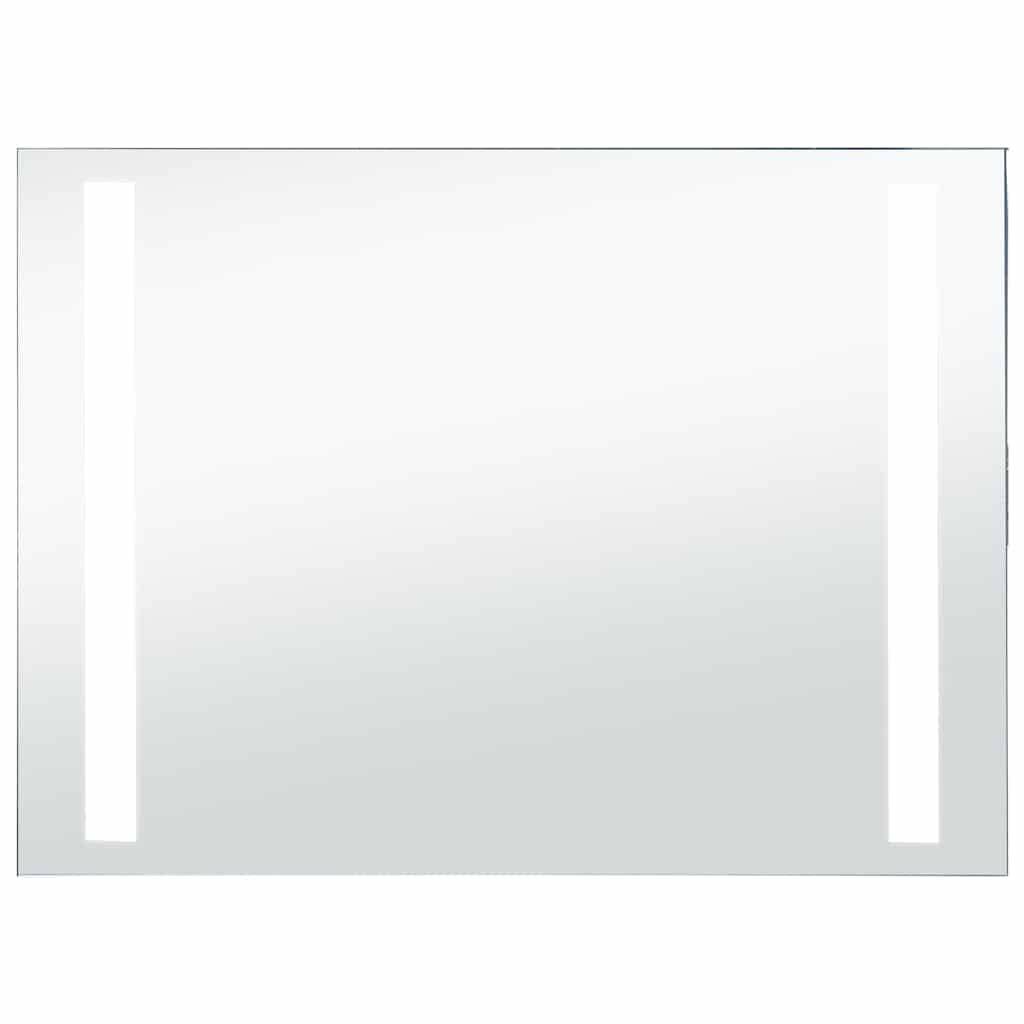 vidaXL Badezimmer-Wandspiegel mit LEDs 100x60 cm