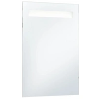 vidaXL Badezimmer-Wandspiegel mit LEDs 60x100 cm vidaXL Badezimmer-Wandspiegel mit LEDs 60x100 cm
