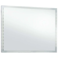 vidaXL Badezimmer-Wandspiegel mit LEDs 100x60 cm vidaXL Badezimmer-Wandspiegel mit LEDs 100x60 cm