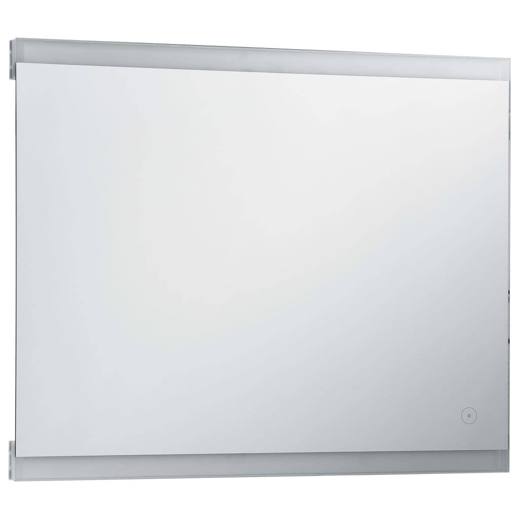 vidaXL LED-Badspiegel mit Berührungssensor 80x60 cm
