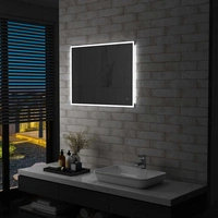 vidaXL LED-Badspiegel mit Berührungssensor 80x60 cm vidaXL LED-Badspiegel mit Berührungssensor 80x60 cm