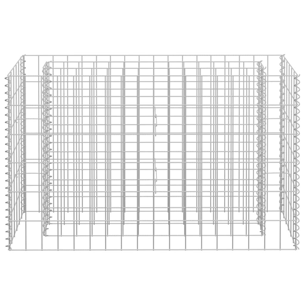 vidaXL Gabionen-Hochbeet Verzinkter Stahl 90×30×60 cm