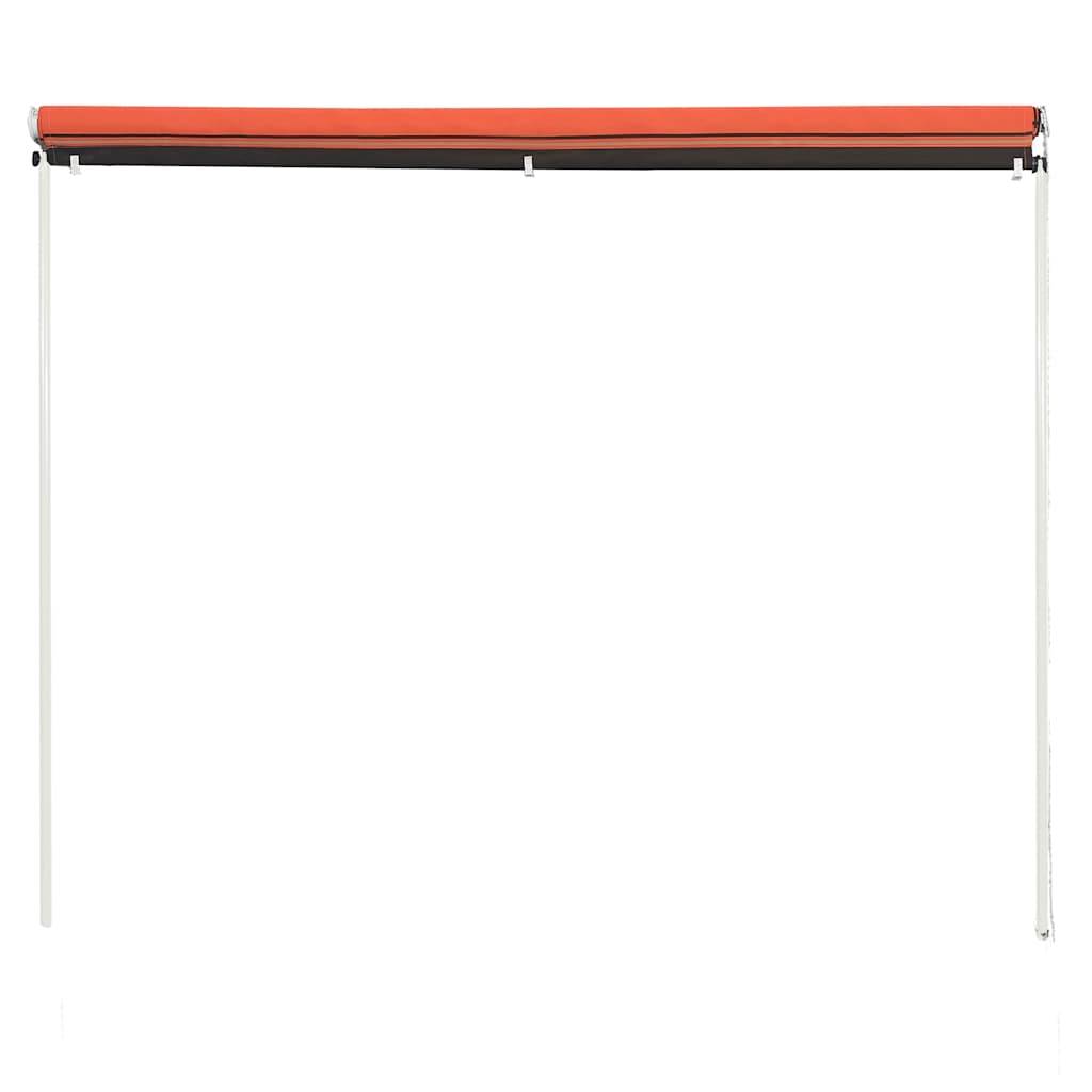 vidaXL Einziehbare Markise 200×150 cm Orange und Braun