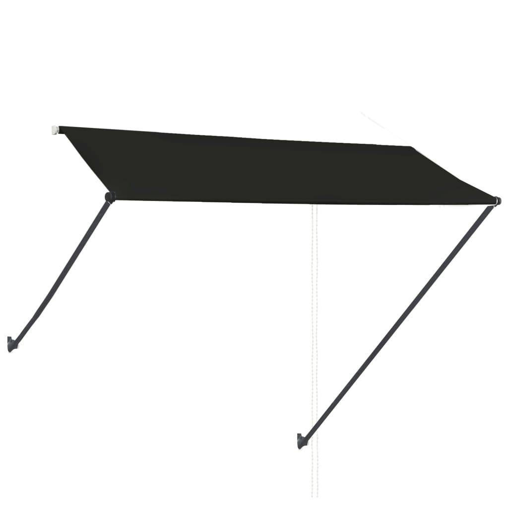 vidaXL Einziehbare Markise mit LED 300×150 cm Anthrazit