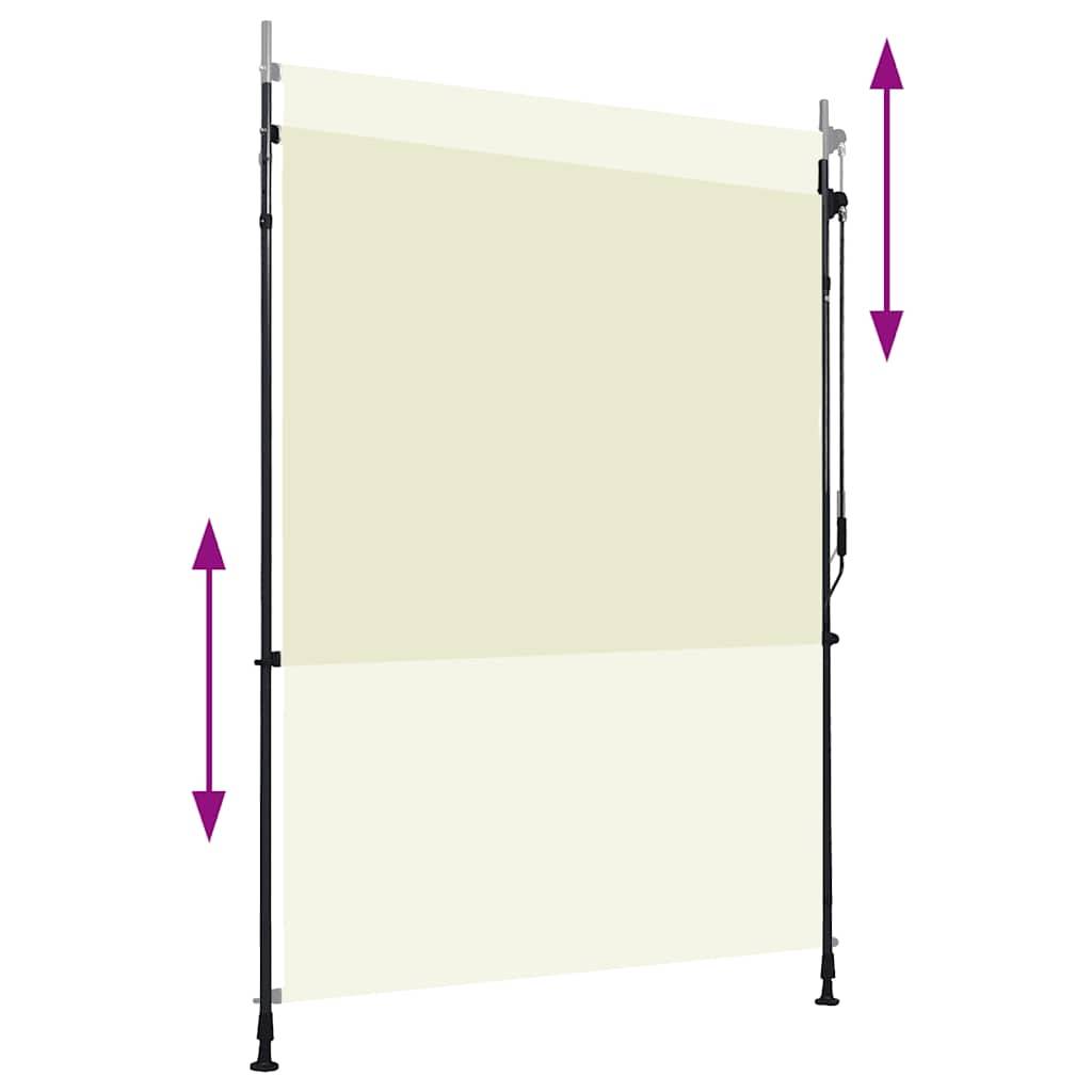 vidaXL Außenrollo 150 x 270 cm Creme