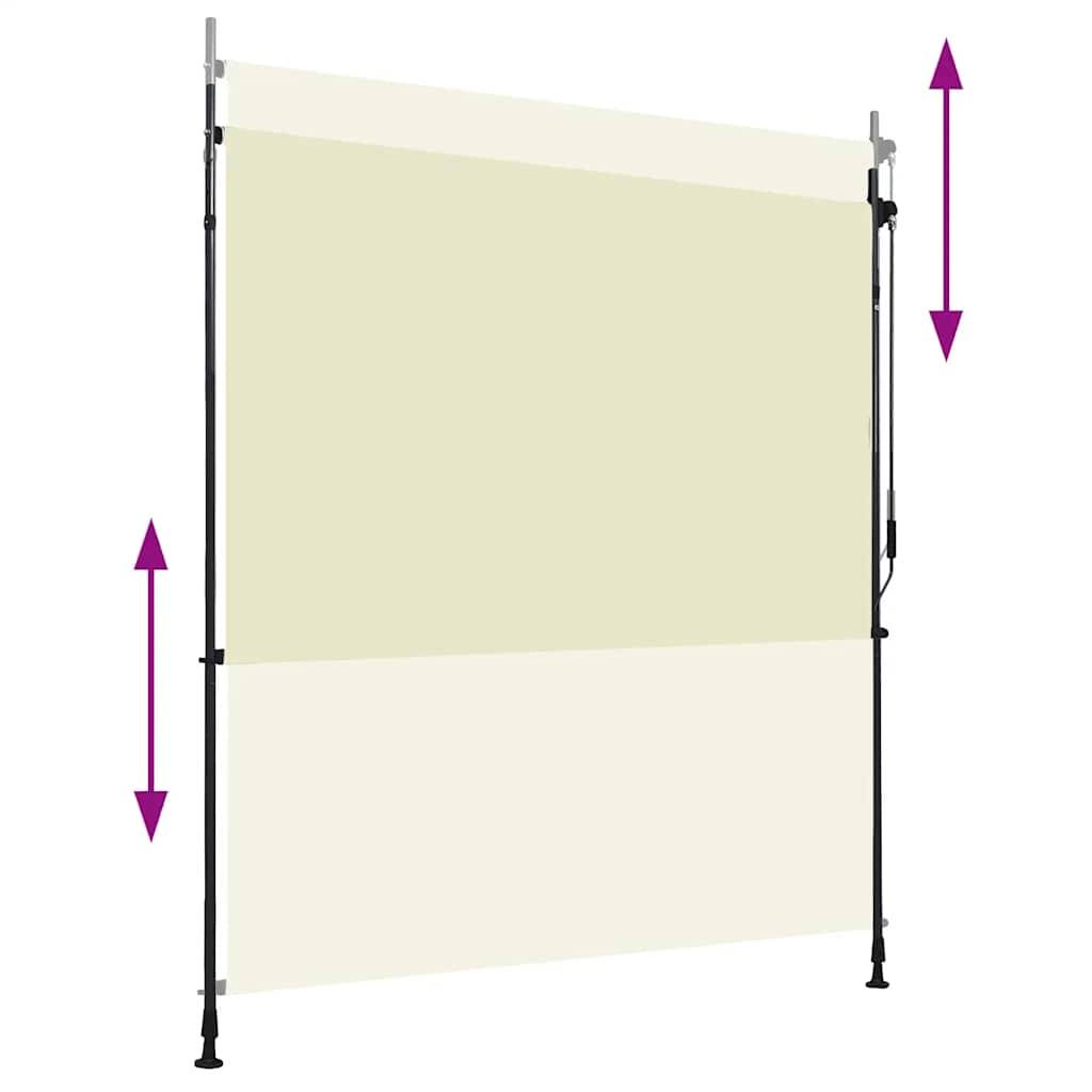 vidaXL Außenrollo 200 x 270 cm Creme