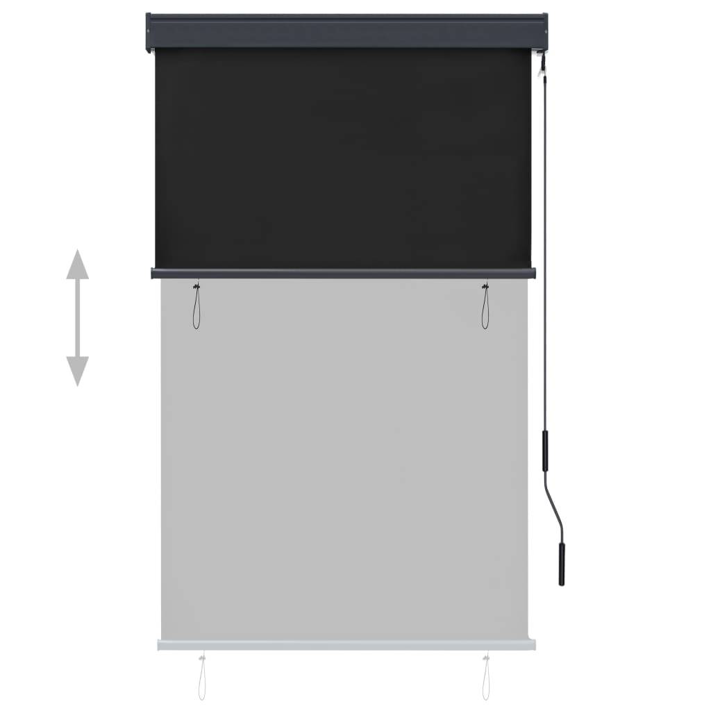 vidaXL Außenrollo 100 x 250 cm Anthrazit