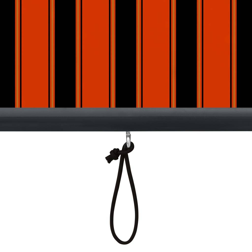 vidaXL Außenrollo 160x250 cm Orange und Braun