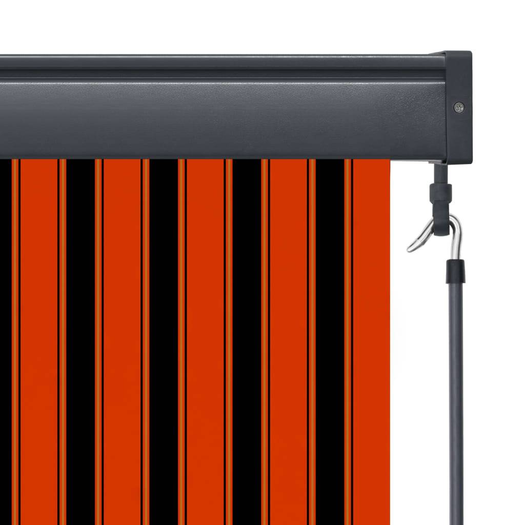 vidaXL Außenrollo 140x250 cm Orange und Braun
