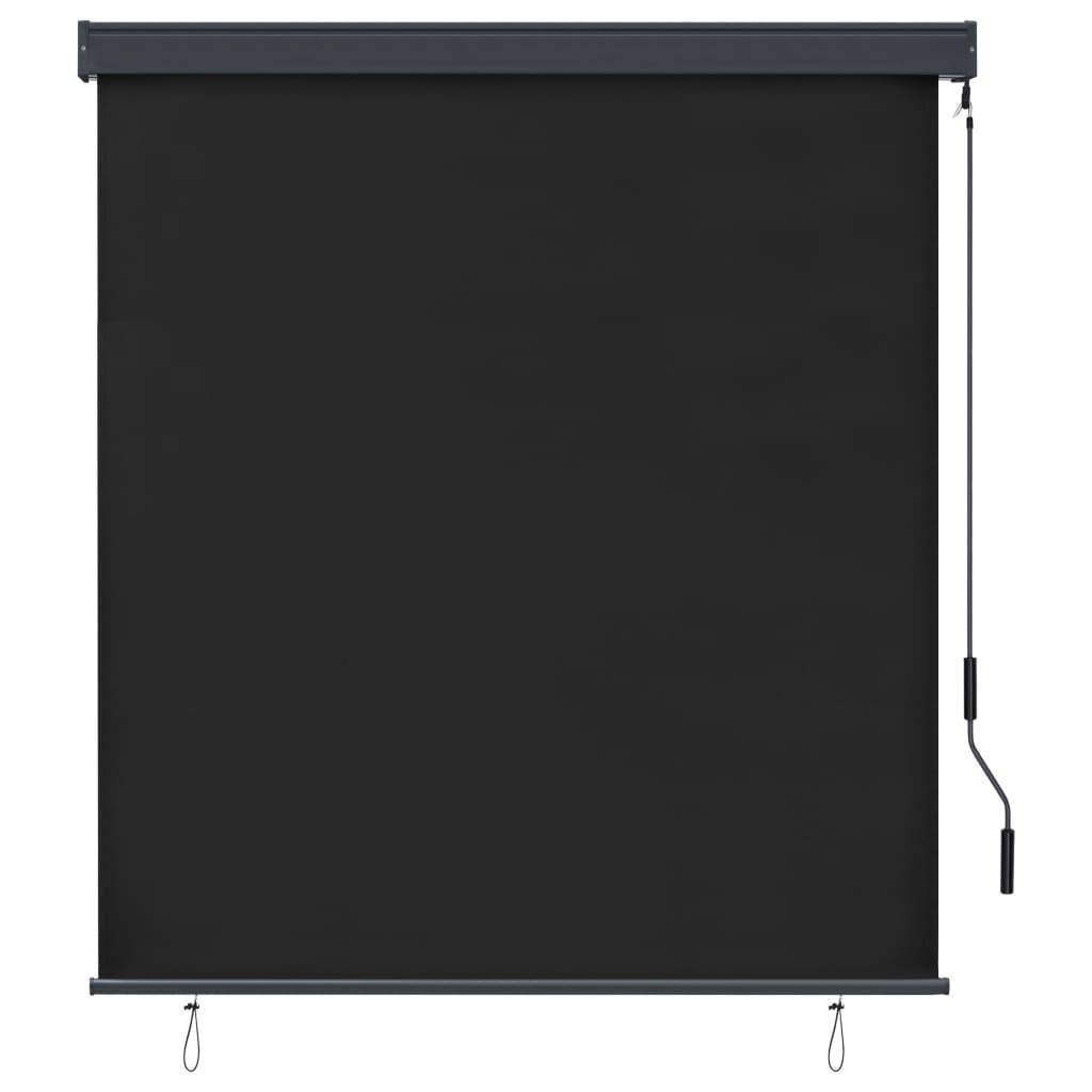 vidaXL Außenrollo 140x250 cm Anthrazit