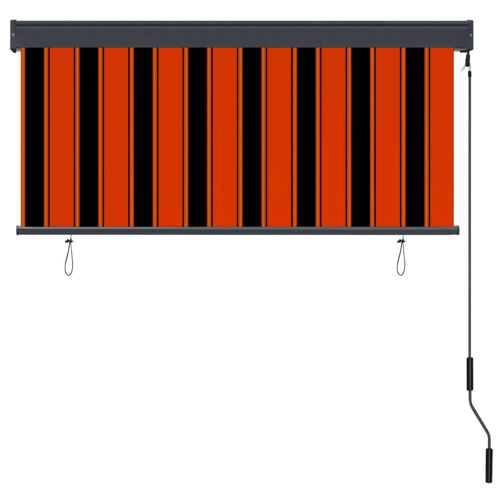 vidaXL Außenrollo 140x250 cm Orange und Braun