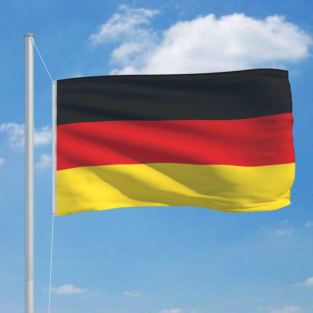 vidaXL Flagge Deutschlands 90 x 150 cm