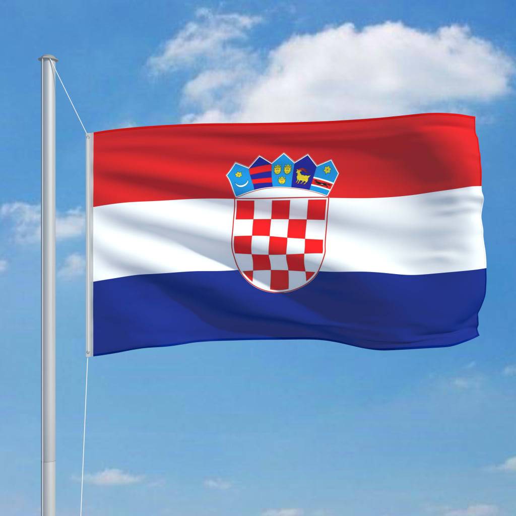 vidaXL Flagge Kroatiens 90×150 cm