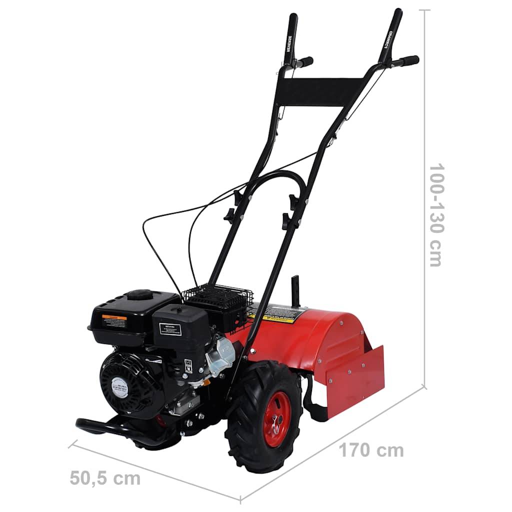 vidaXL Benzin-Gartenfräse 6,5 PS 196 cm³