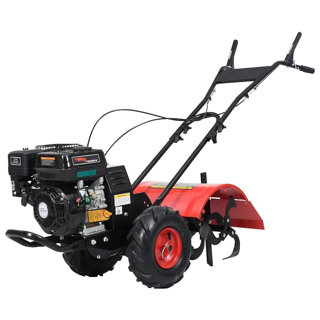 vidaXL Benzin-Gartenfräse 6,5 PS 196 cm³