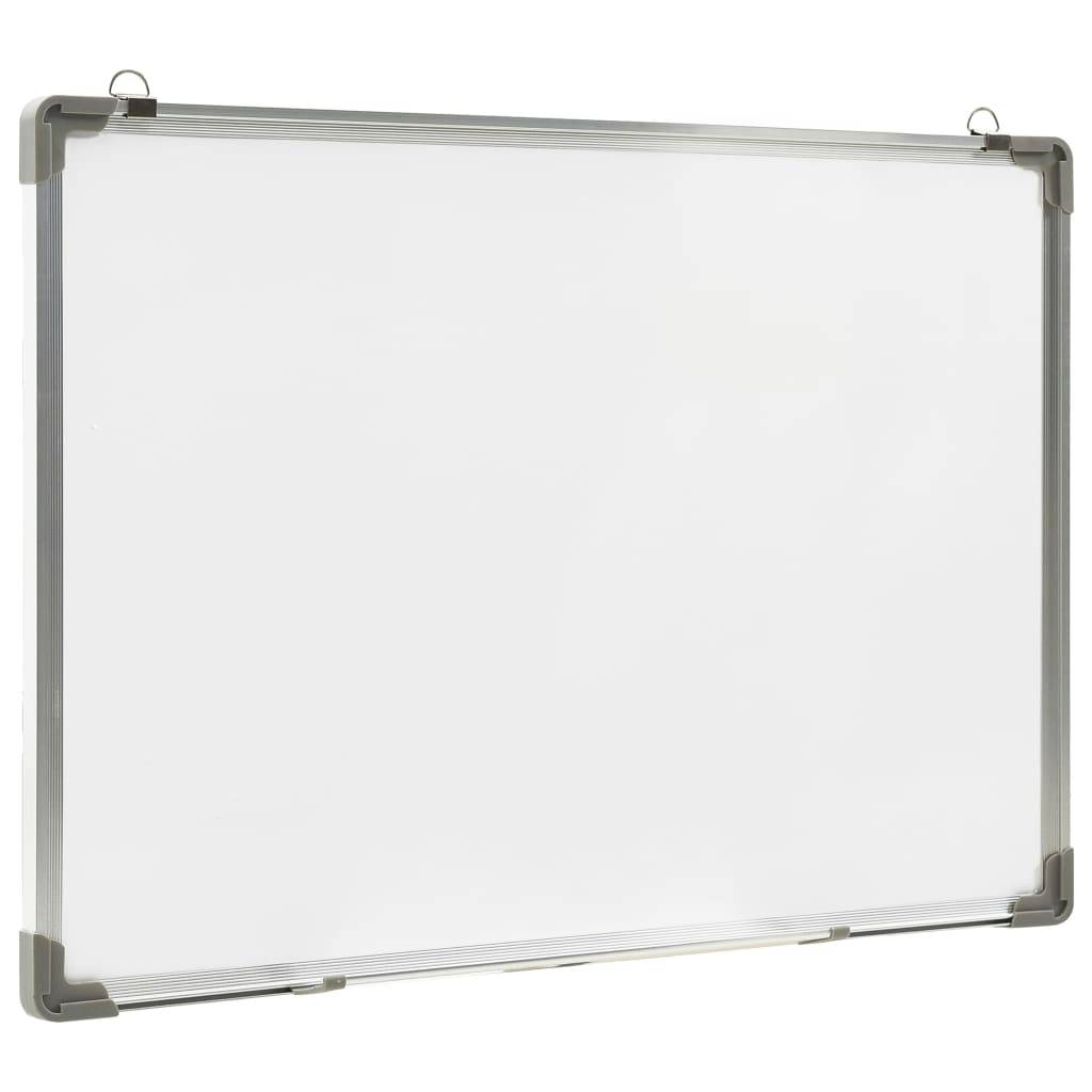 vidaXL Magnetisches Whiteboard Weiß 70 x 50 cm Stahl