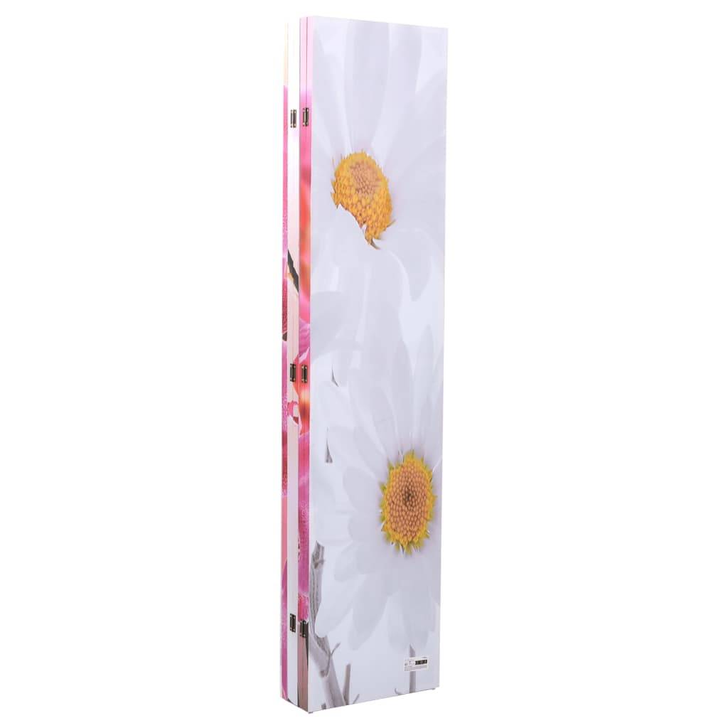 vidaXL Raumteiler klappbar 200 x 170 cm Blume