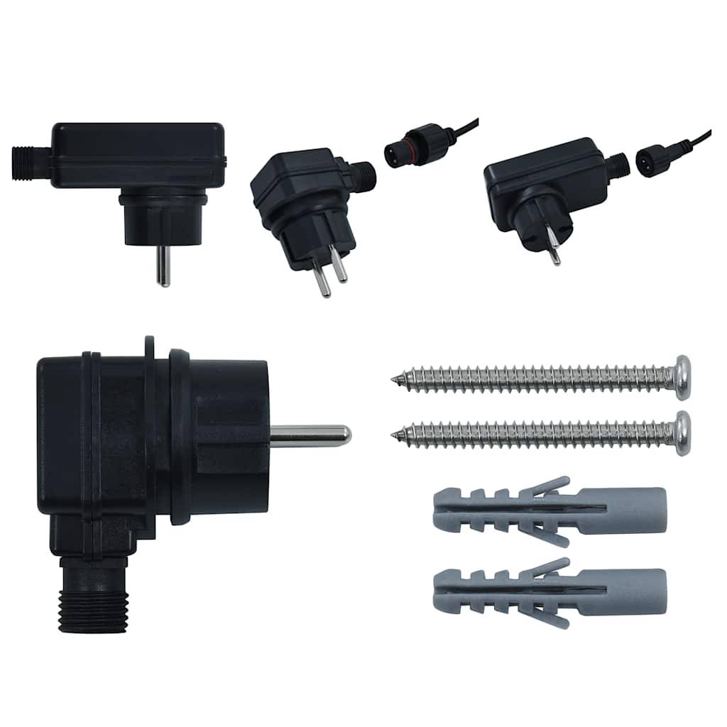 vidaXL Badspiegel mit LED-Leuchten 100×60 cm