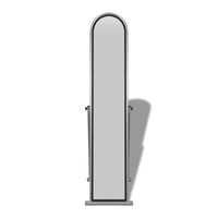 Standspiegel Ankleidespiegel Ganzkörperspiegel grau Standspiegel Ankleidespiegel Ganzkörperspiegel grau