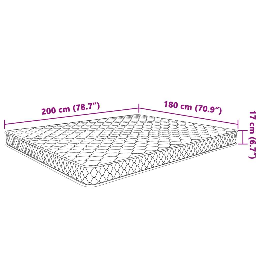 vidaXL Memory-Schaum-Matratze 200×160×17 cm