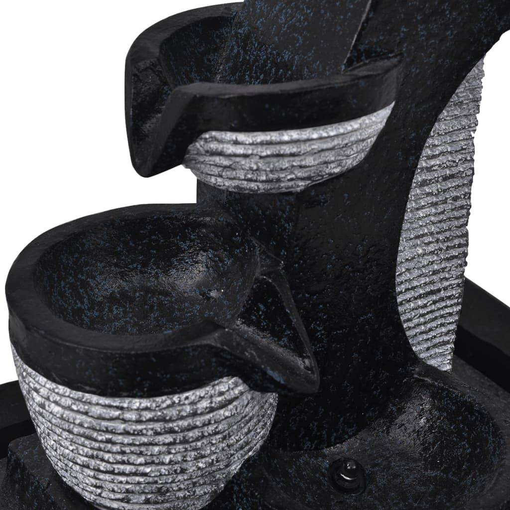 vidaXL Zimmerbrunnen mit LED Polyresin