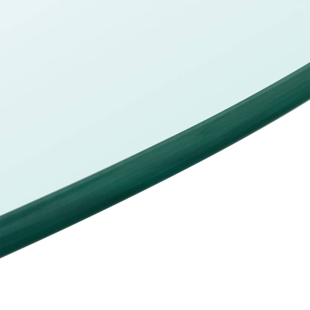 vidaXL Tischplatte aus gehärtetem Glas rund 900 mm