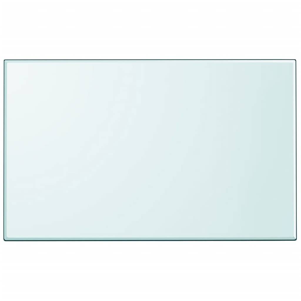 vidaXL Tischplatte aus gehärtetem Glas rechteckig 1000x620 mm