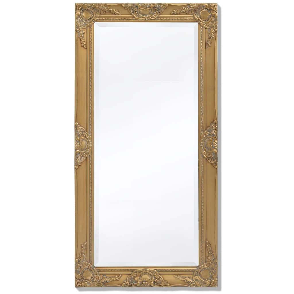 vidaXL Wandspiegel im Barock-Stil 100x50 cm Golden