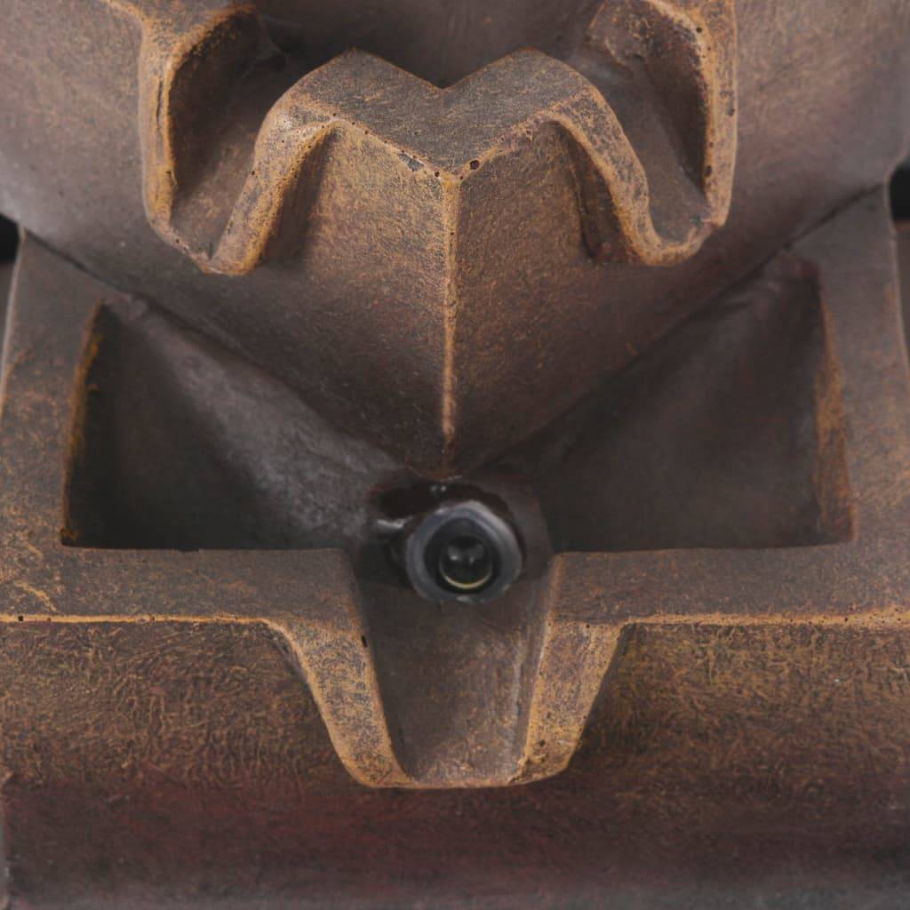 vidaXL Zimmerbrunnen mit LED Polyresin