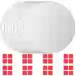 vidaXL 8-tlg. Spiegelfliesen-Set Rund Glas vidaXL 8-tlg. Spiegelfliesen-Set Rund Glas
