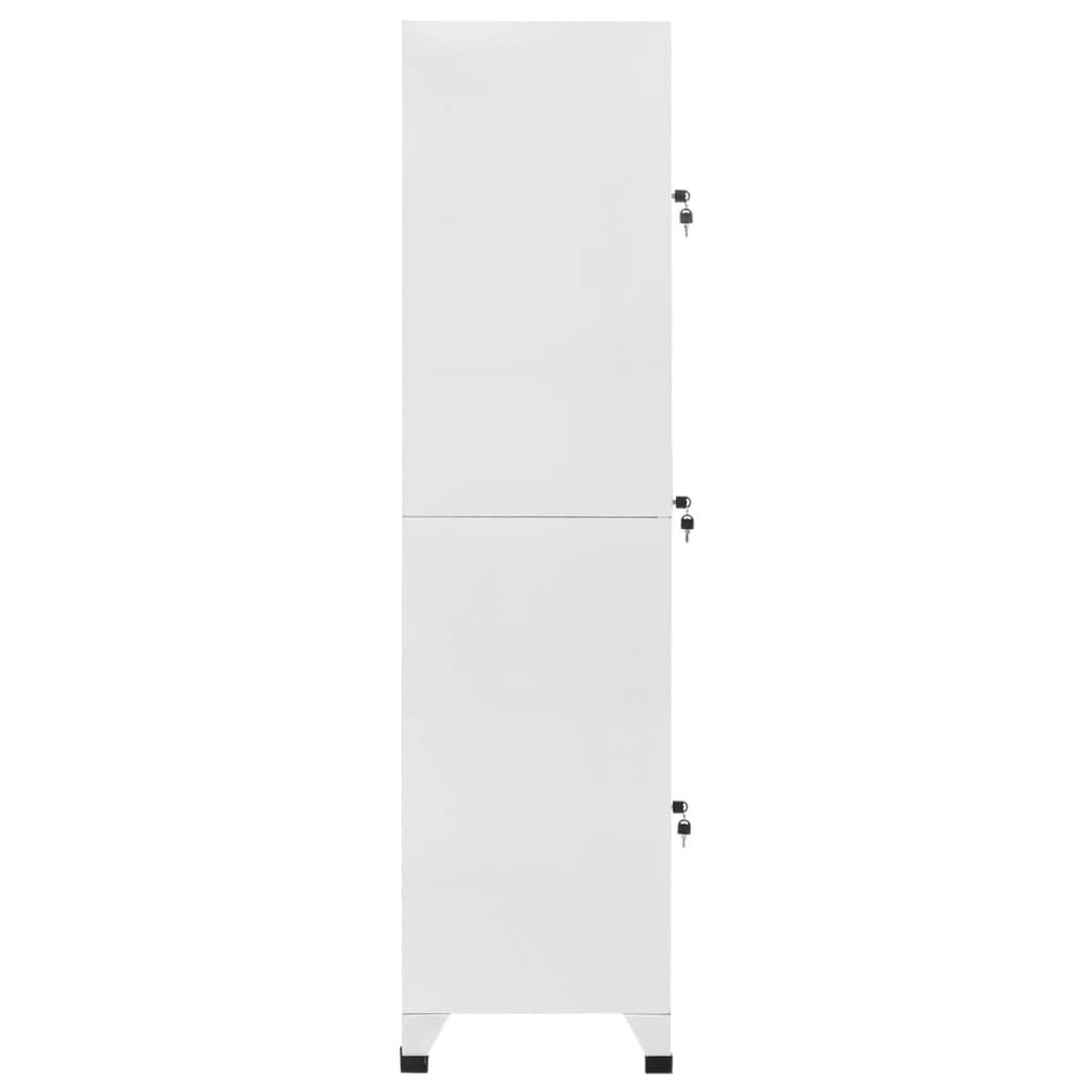 vidaXL Schließfachschrank mit 3 Fächern 38x45x180 cm