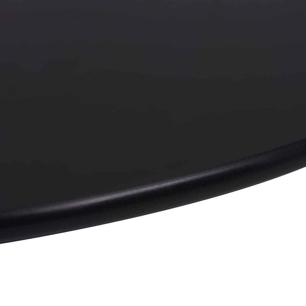 vidaXL Tischplatte aus gehärtetem Glas rund 500 mm