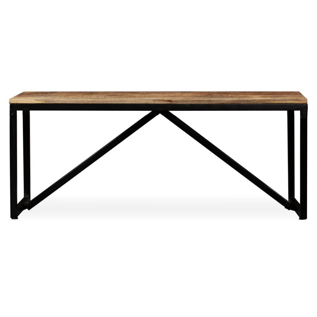 vidaXL Sitzbank Massiv-Mangoholz 110 x 35 x 45 cm