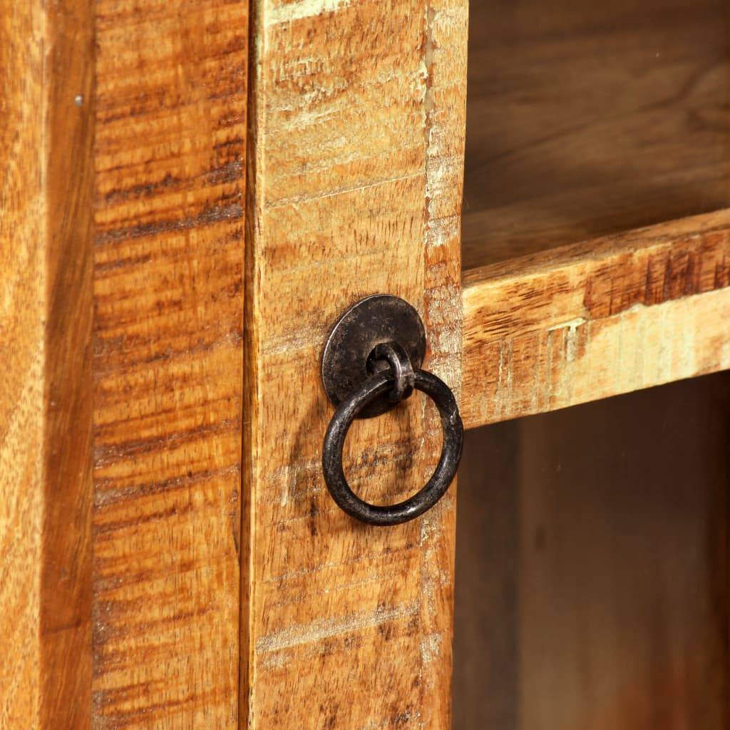 vidaXL Wandschrank Altholz Massiv 44x21x72 cm