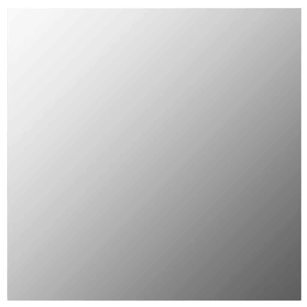 vidaXL Wandspiegel 50 x 50 cm Quadratisch Glas