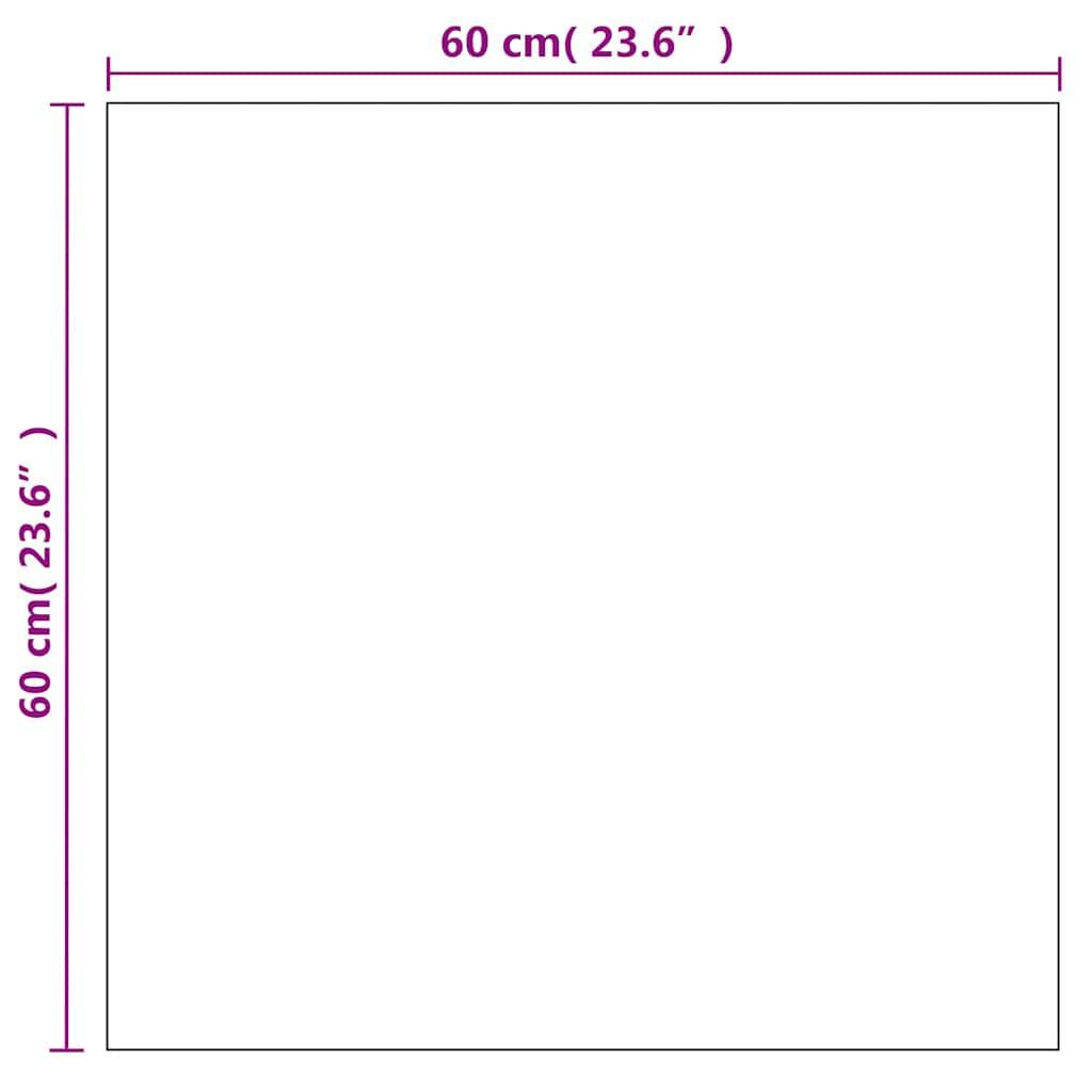 vidaXL Wandspiegel 60 x 60 cm Quadratisch Glas