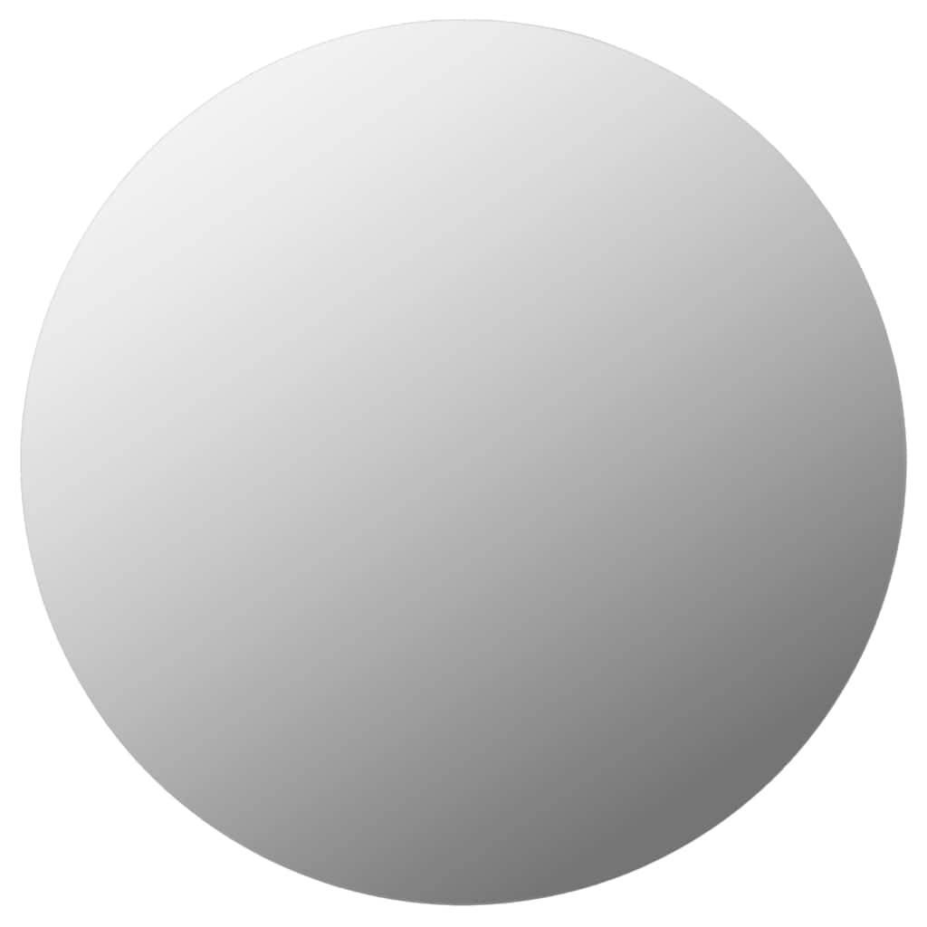 vidaXL Wandspiegel 60 cm Rund Glas