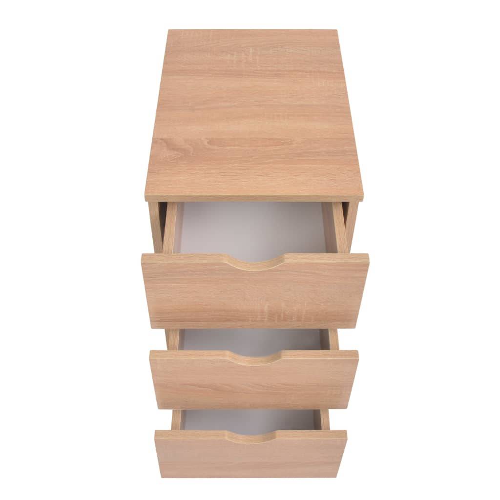 vidaXL Schubladenelement 33×45×60 cm Eichenbraun