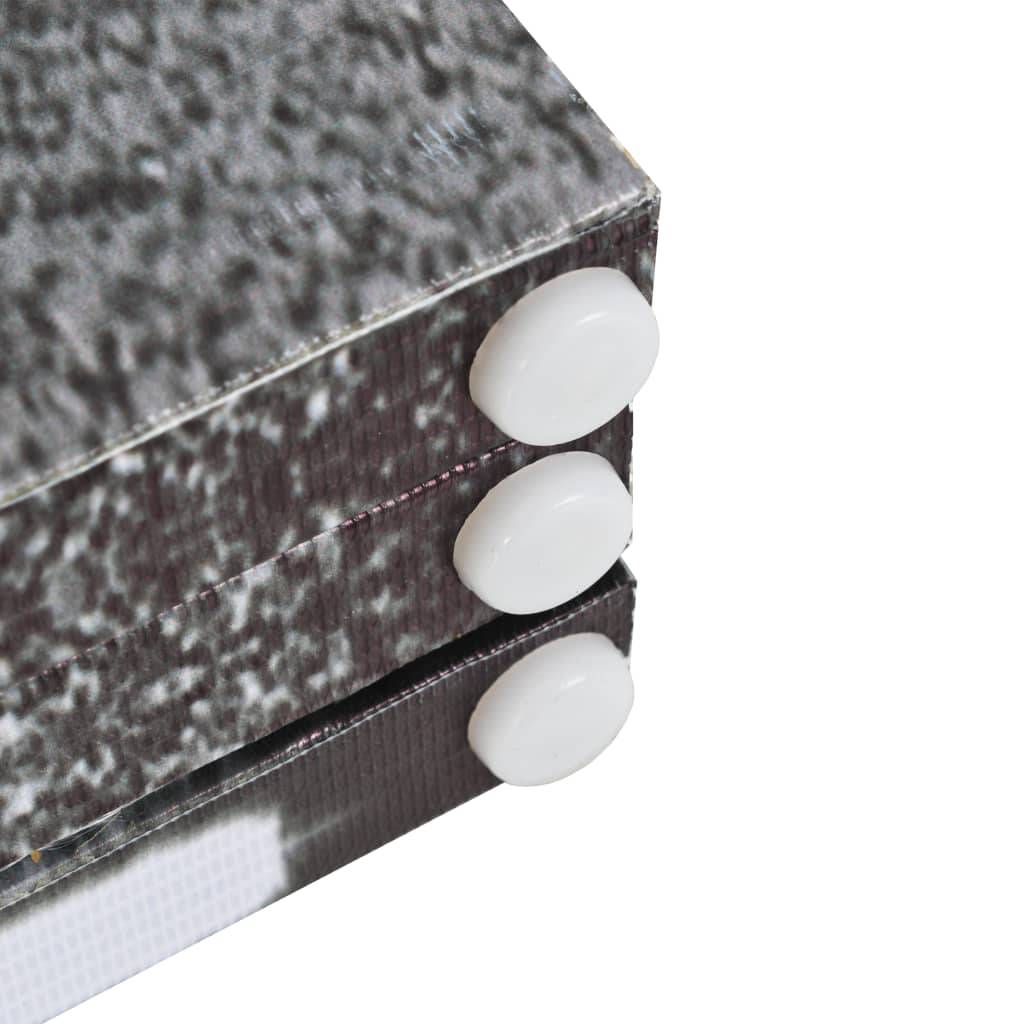 vidaXL Raumteiler klappbar 160 x 170 cm London Bus Schwarz-Weiß