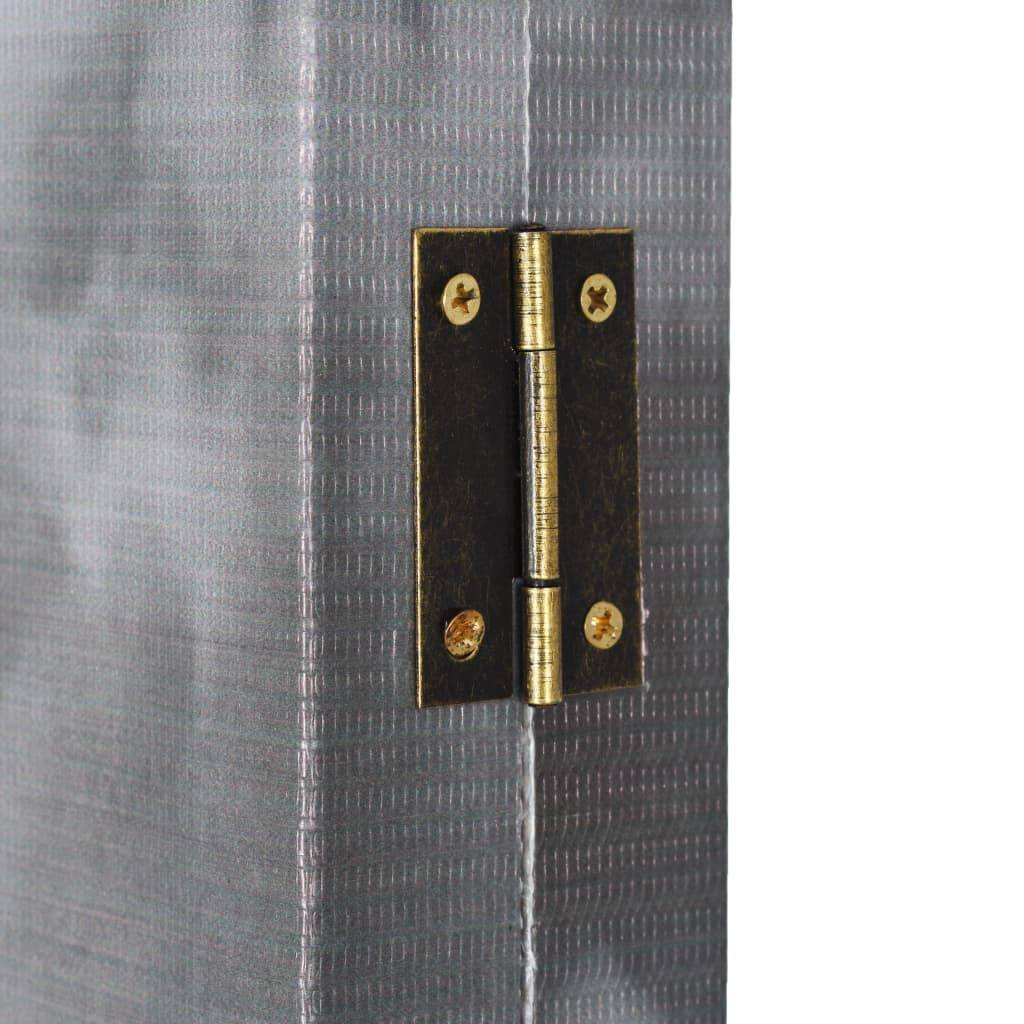 vidaXL Raumteiler klappbar 228 x 170 cm London Bus Schwarz-Weiß