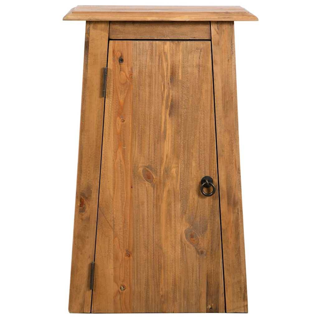 vidaXL Bad-Wandschrank Massivholz Kiefer 42x23x70 cm