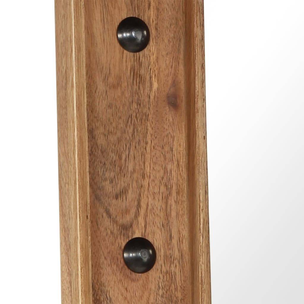 vidaXL Spiegel Akazienholz Massiv 50x50 cm