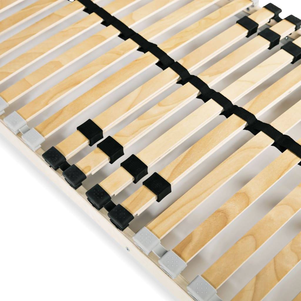 vidaXL Lattenroste 2 Stk. mit 28 Latten 7 Zonen 80x200 cm
