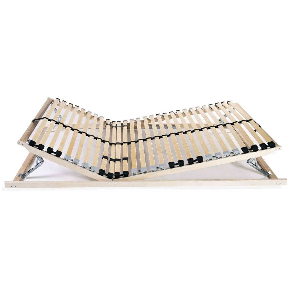 vidaXL Lattenrost mit 28 Latten 7 Zonen 90x200 cm