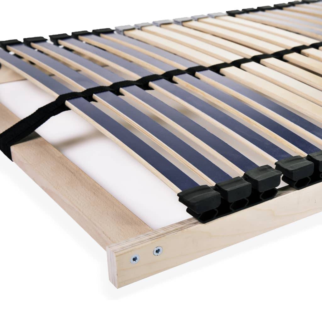 vidaXL Lattenroste 2 Stk. mit 42 Latten 7 Zonen 70x200 cm